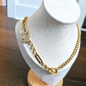 Handmade Necklace + Dior Charm